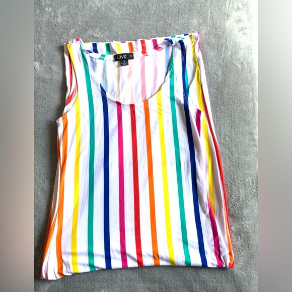 Rainbow striped midi dress - Picture 5 of 5
